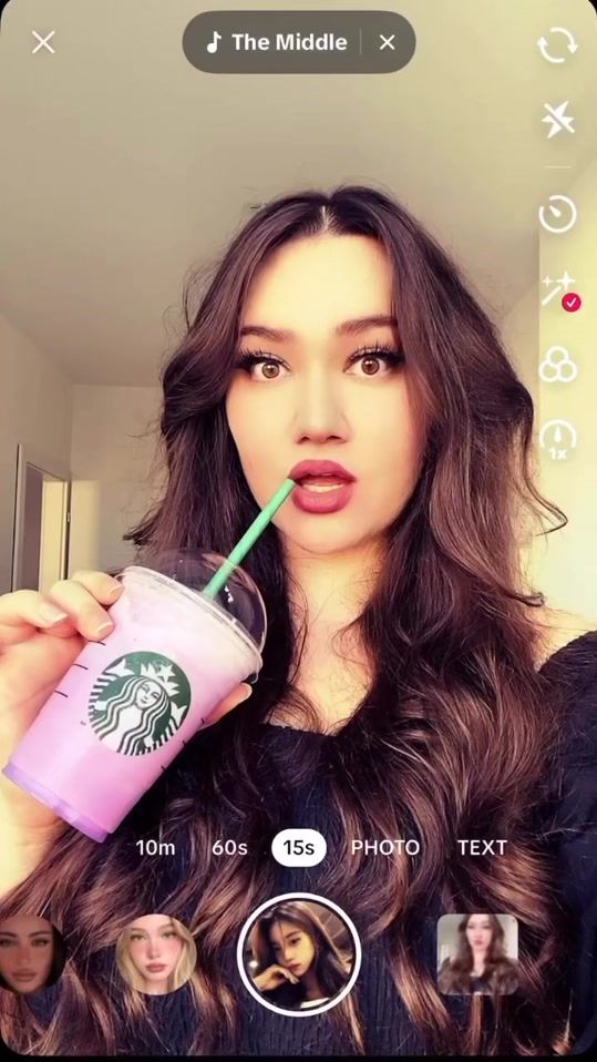 TikTok using The Middle