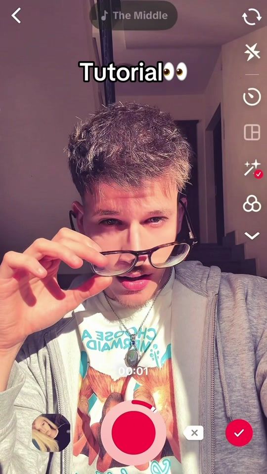 TikTok using The Middle